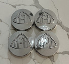 4x Mercedes Maybach Wheels Center Cap Hub Cover Inserts (75MM) Sport Silver