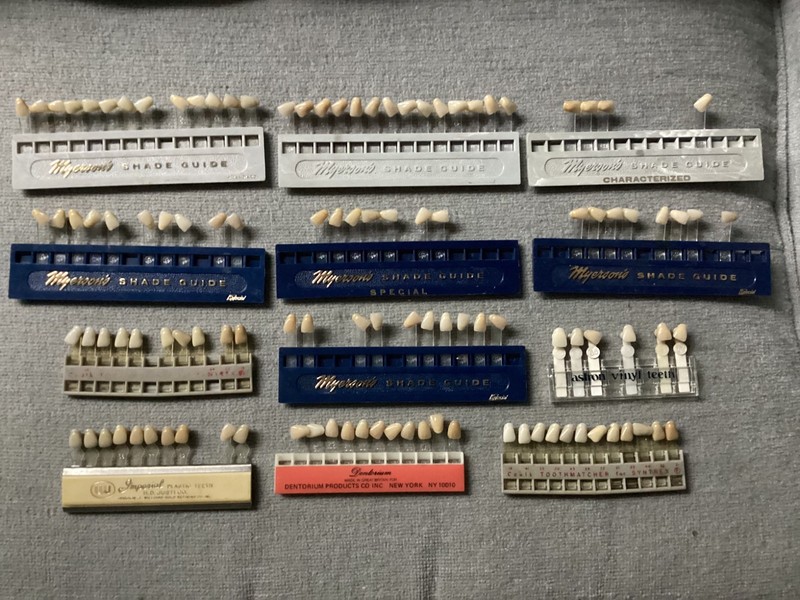 Vintage Dental Shade Guides Lot