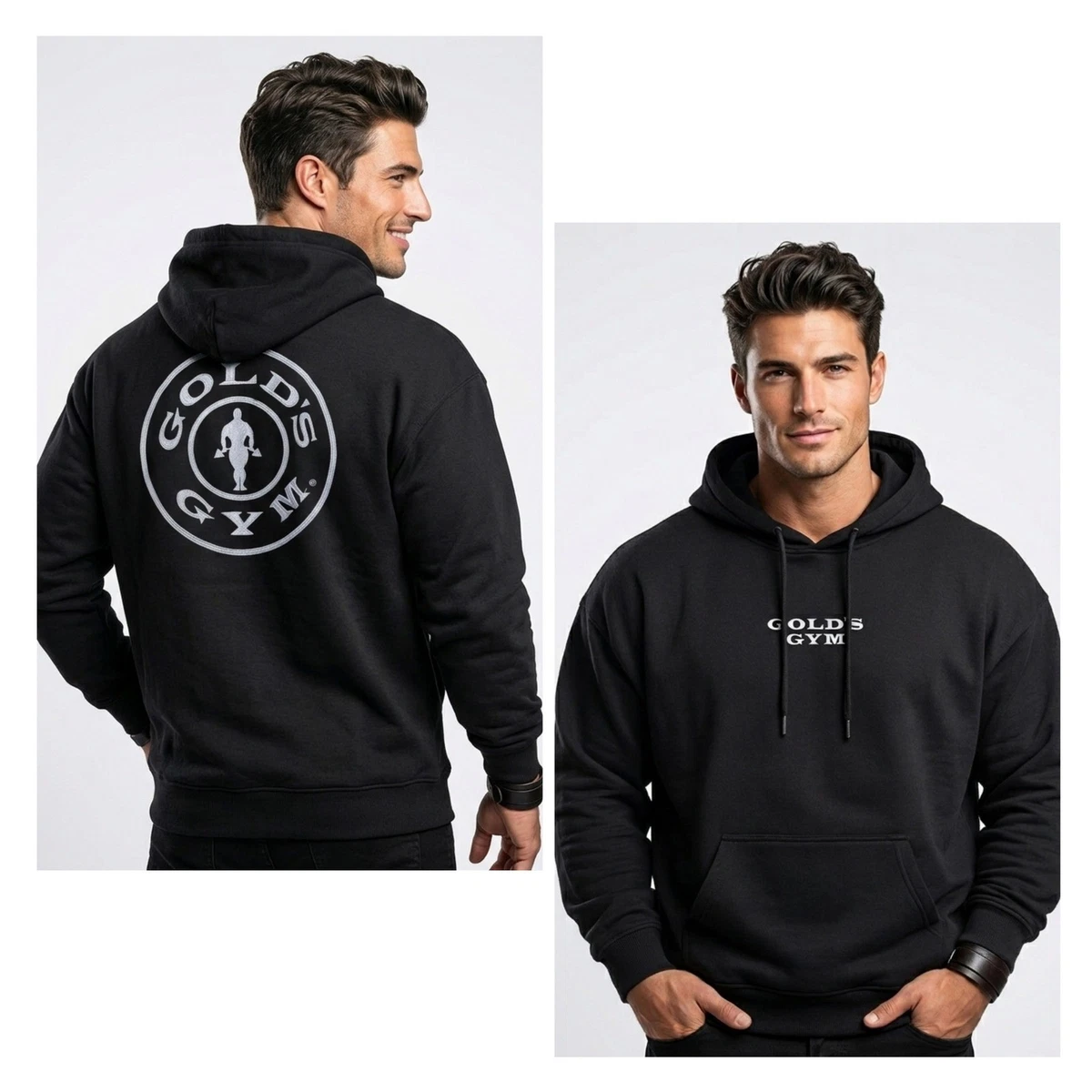 【Mサイズ】LÝFT × GOLD'S GYM LOGO HOODIE Gold's Gym® - Official 60th Anniversary Hoodie (Limited Edition