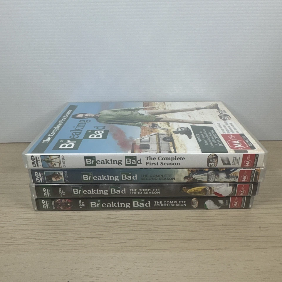 Breaking Bad The Complete Series Seasons 1 2 3 4 DVD Region 4 PAL FREE POSTAGE - Image 2 of 4