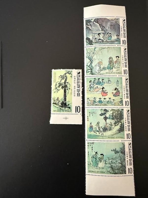 Korea Stamps.Sc.781-786.Painting.MNH.