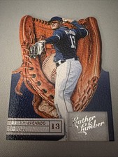 2019 Panini Leather & Lumber Die Cut Manny Machado #14 - San Diego Padres
