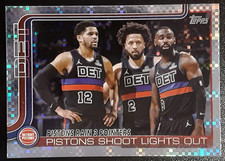 2025-26 Topps Basketball Victory SSP Cunningham Pistons Shoot Lights Out #279