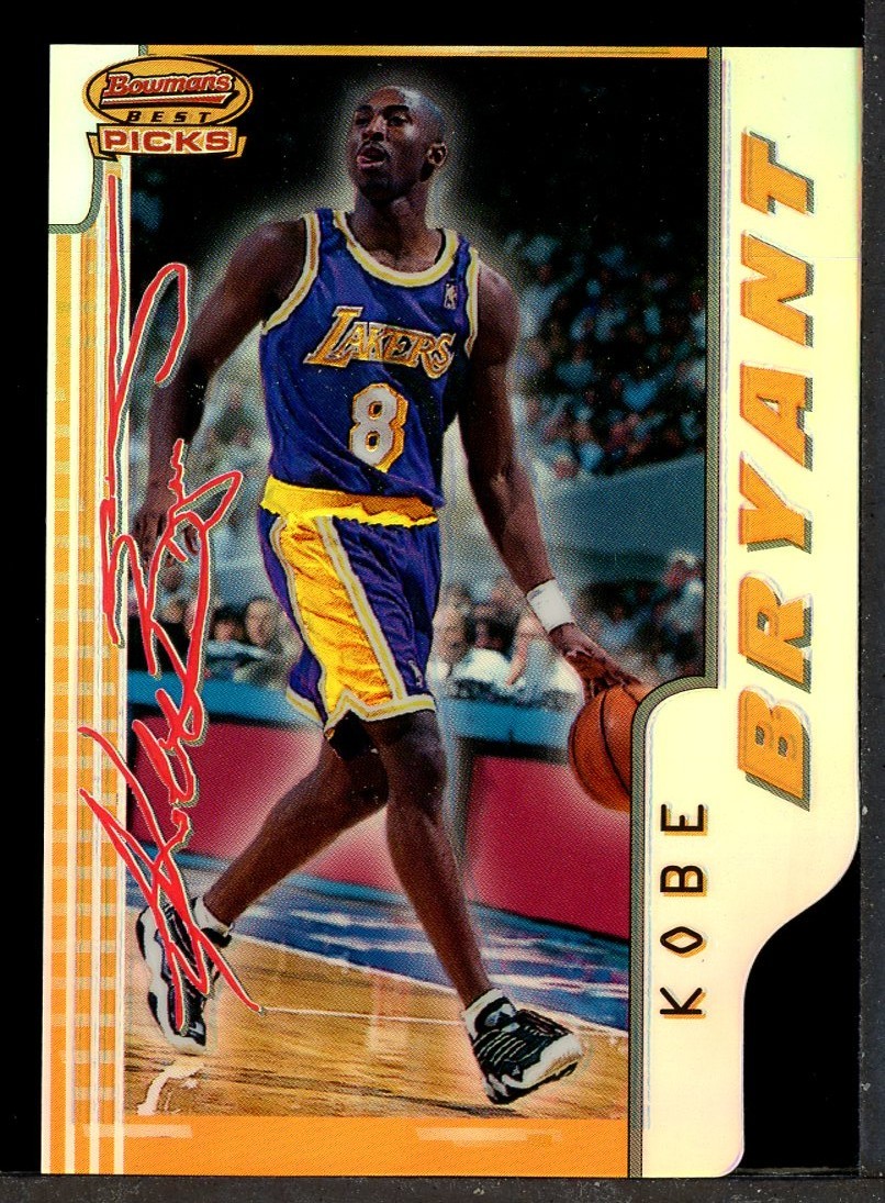 Kobe Bryant 1996 Bowman's Best #BP10 Picks - Refractor Price Guide