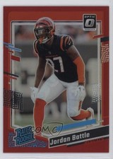 2023 Panini Donruss Optic Rated Rookie Red Prizm 9/99 Jordan Battle #221 zb3