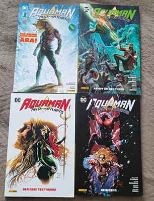 Panini Comics Aquaman: Held von Atlantis Band 1 4 Comic Lot Deutsch 4er Set