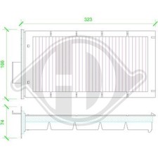 DCI0114 Filter, Innenraumluft für CITROËN C5 I (DC_)