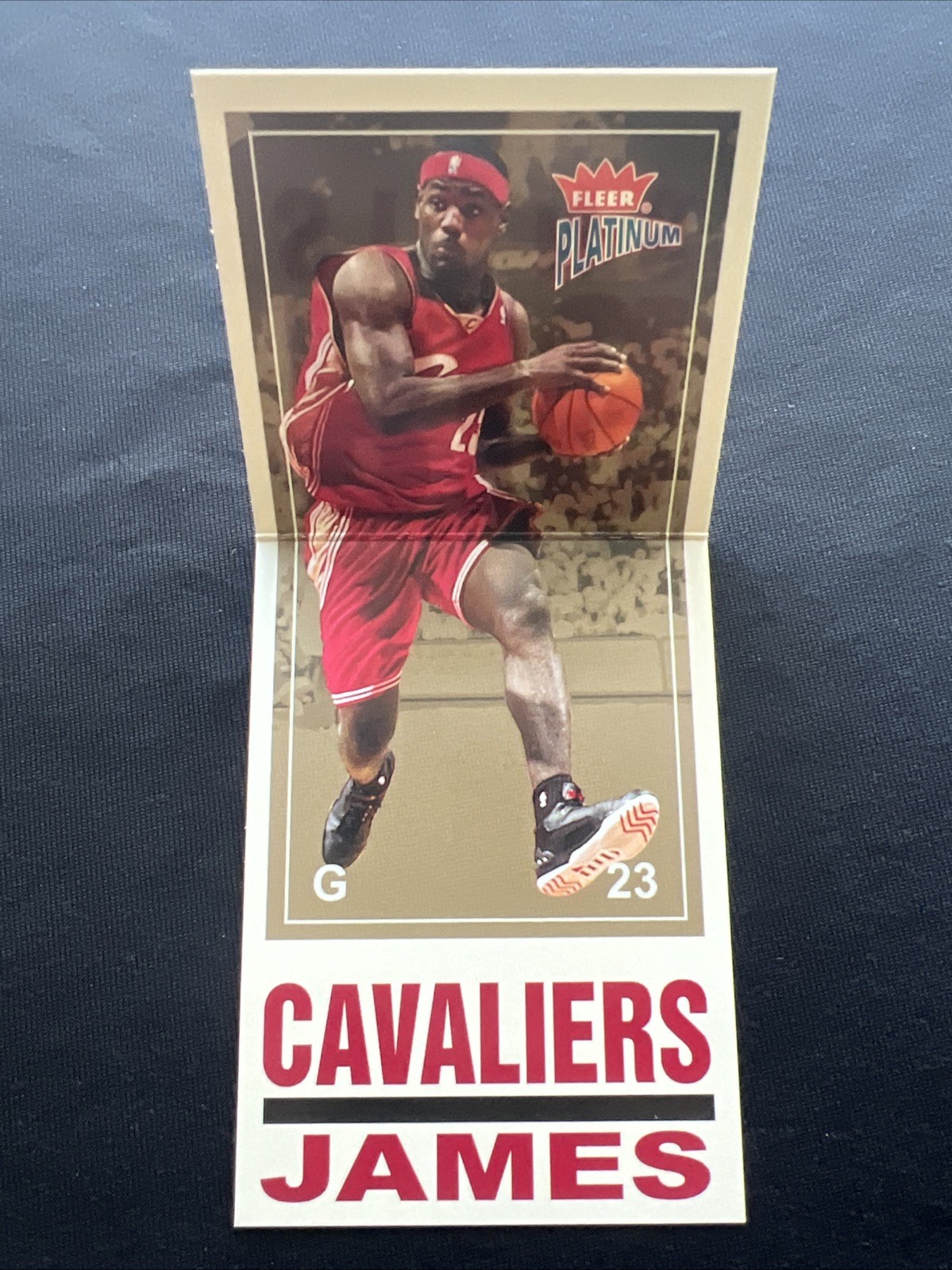 2003/04 Fleer Platinum Big Signs LeBron James 7/15 RC Rookie Cavaliers