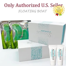 2 Packs of Instantly Ageless Face lift, Wrinkle remover, 50 Vials + Free Goodies