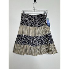 Vintage Roper Size Medium NEW Pleated Prairie Skirt Country Western A-Line Knee