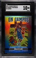 2021-22 Prizm Draft Picks Russell Westbrook On Campus #19 SGC 10 GEM MINT UCLA