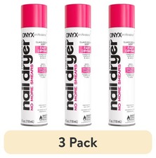  3 pack ONYX  Professional  No  More  Smears Nail Dryer Spray, 4  fl  oz