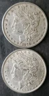 1879 and 1881 $1 Morgan Silver Dollars