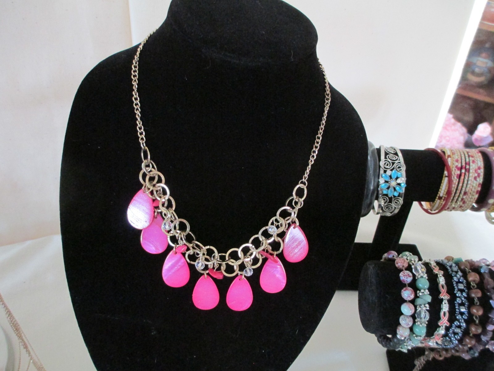 88pc Statement Fun NECKLACE Bracelet Earring Misc… - image 13