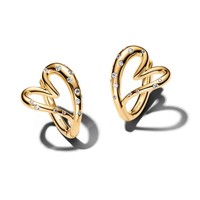 Pandora Essence Organisch Geformte Herz Creolen 264664C01