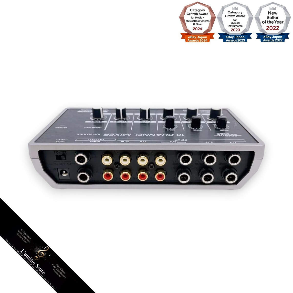 Roland M-10MX オーディオ・ミキサー Roland M-10MX 10 Channel Stereo Mixer Edirol Portable