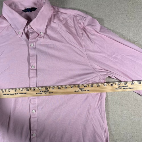 Brooks Brothers Supima Algodón Hombre Manga Larga Con Botones Talla XL Preppy Rosa - Imagen 3 de 6