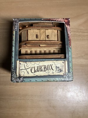 iDventure Cluebox Davy Jones Locker Holz Escape Room Puzzle Box komplett