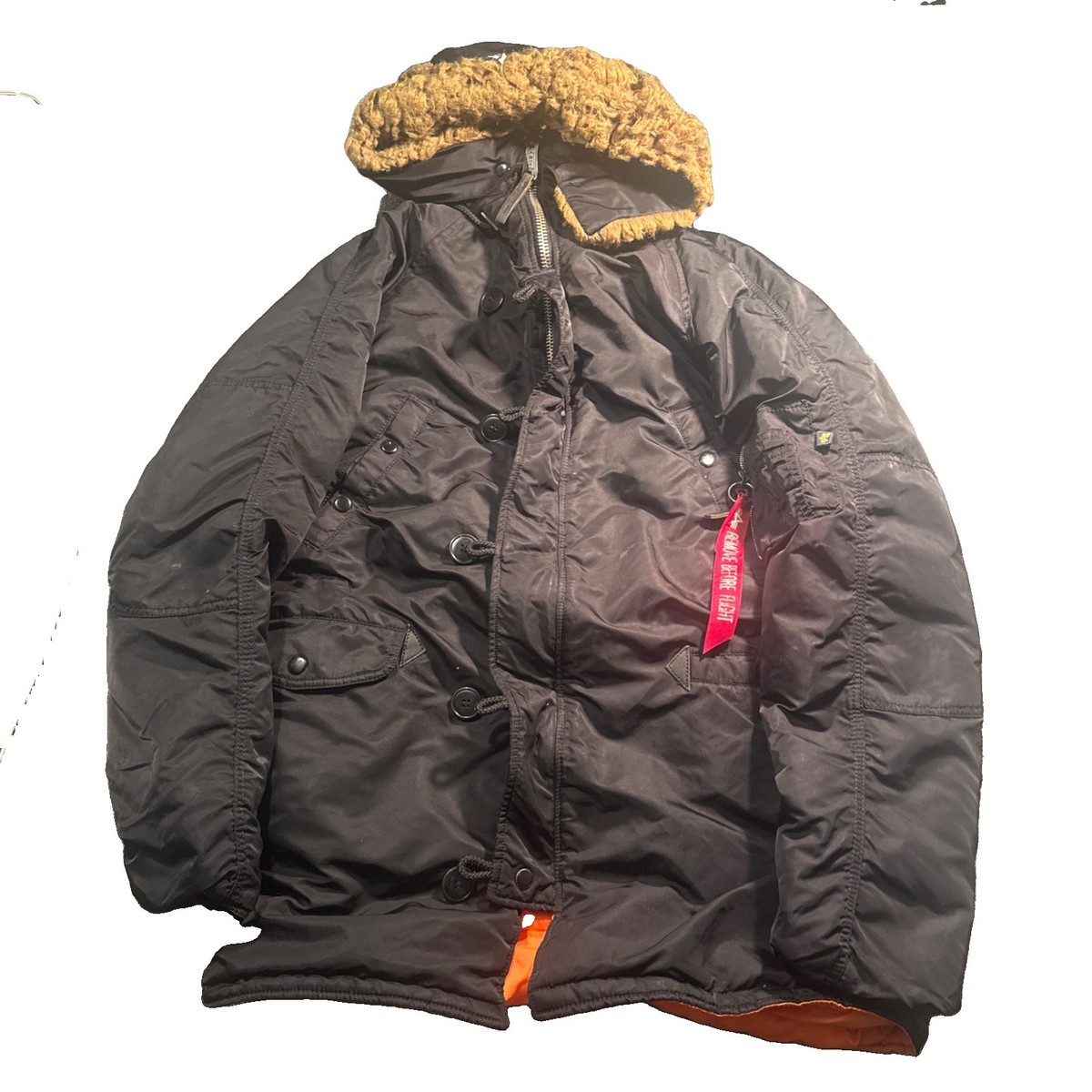 Alpha Industries N-3B USA製 90s 美品 L Alpha Industries Extreme Cold Weather Parka Type N-3B (N) size XL