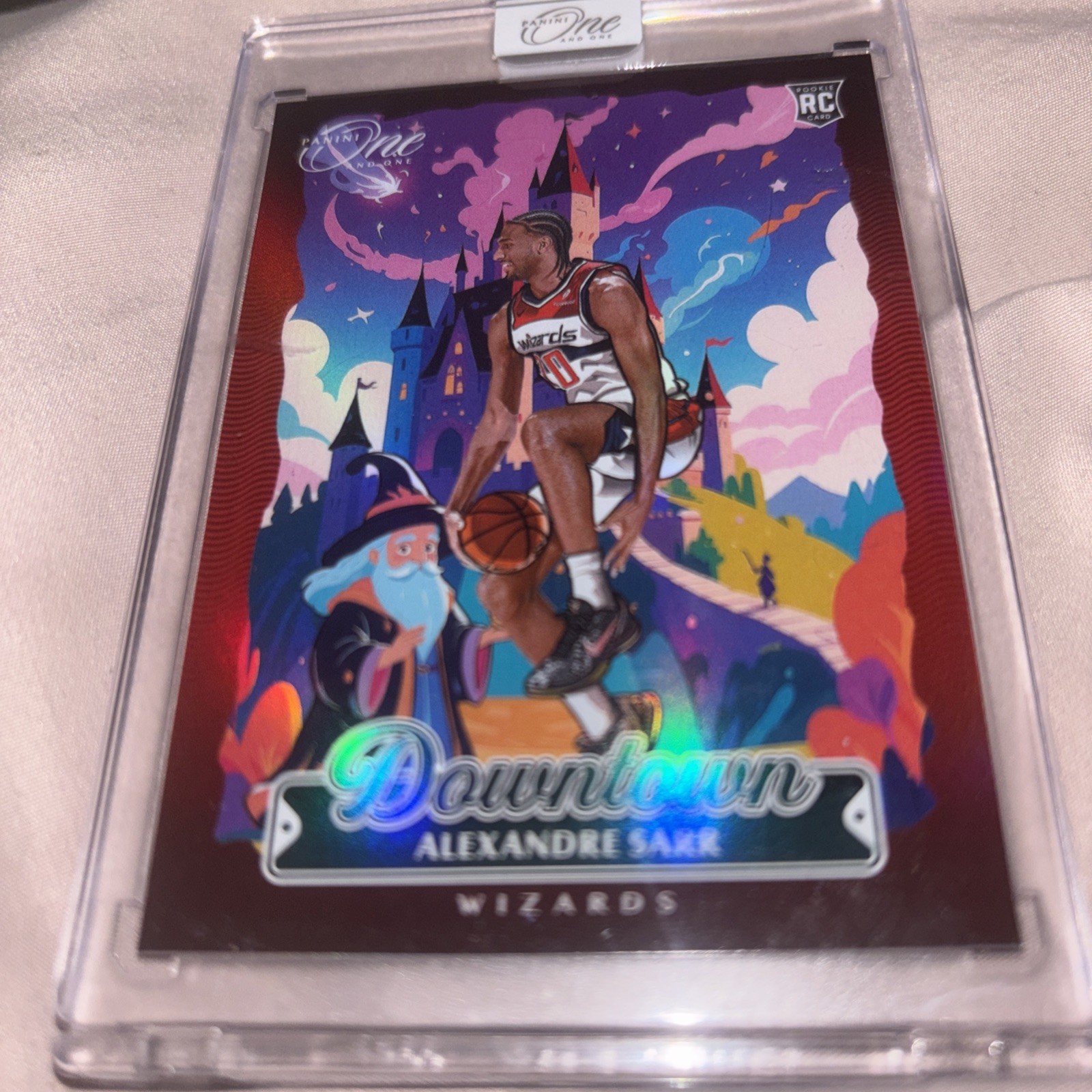 2024-25 Panini One And One Alexandre Sarr #18 Downtown Case Hit SSP