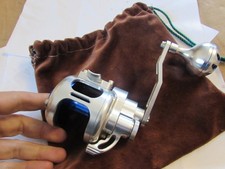 unused poseidon 300L jigging lever drag multiplier fishing reel big game I speed