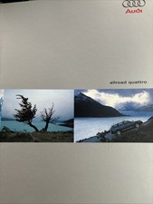 Audi Allroad Quattro Car Sales Info Brochure 2000 In English