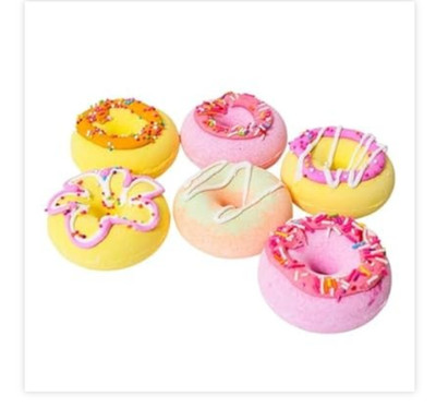 Donut Bath Bombs LadyMcBath 3 Pack Scented Bath Bombs Gifts for Mom, Girlfriend