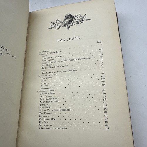 Tennyson’s Poems- 2 Vol. 1866- 3/4 Leather Bound- AC67 - Picture 11 of 21