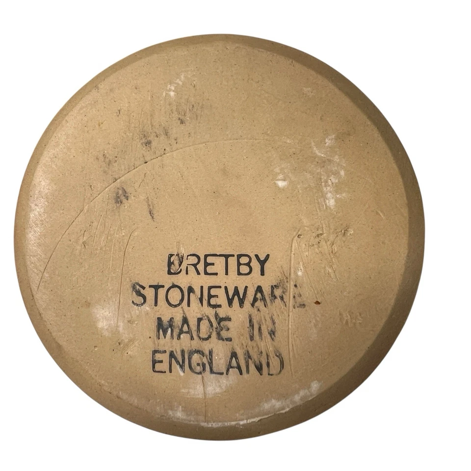 Cuenco "Coño" de gres Bretby para amantes de mascotas y gatos hecho en Inglaterra desde la década de 1940 Foto 4 de 4