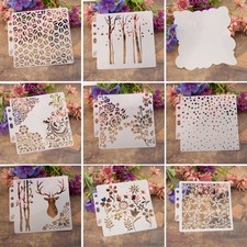 Different Airbrush DIY Hollow Design PET Plastic Stencil Painting Templates S...
