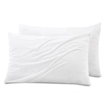 100% Waterproof Pillow Protector with Zipper Bamboo Pillow cover Standard Size