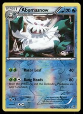 Abomasnow 26/101 Uncommon Plasma Blast Pokemon Reverse Holo Moderately Played