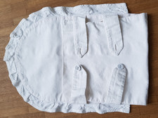 Vintage Taufkissen Steckkissen f&uuml;r Puppe - H&uuml;lle, Baumwolle - Handarbeit