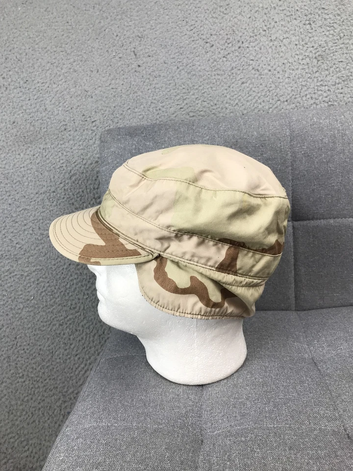 Vintage Atlas Seawear Hat Cap Fitted Mens 7 1/8 Desert Camouflage Camo 90s - Image 2 of 4