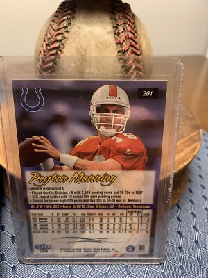 Peyton Manning 1998 Fleer Ultra RC | eBay