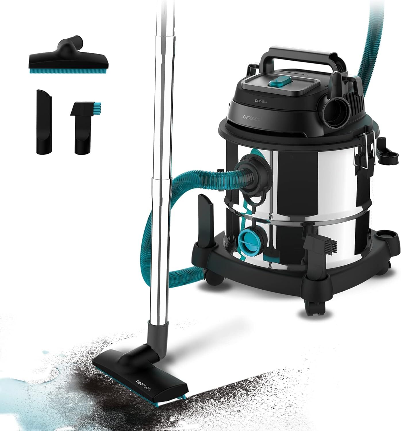 Cecotec 20 L Aspirapolvere Solidi e Liquidi Conga Rockstar Wet & Dry 20 L