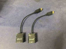 2 Pack - Moread Display Port to VGA Adapter with Audio - New