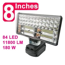 LED Work Light Flashlight Electric Torch Spotlight for Makita 18V Li-ion Battery