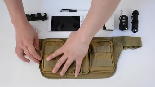 Outdoor Tactical Sling Bag Military MOLLE Crossbody Pack Chest Shoulder Backpack - Video 1 of 1