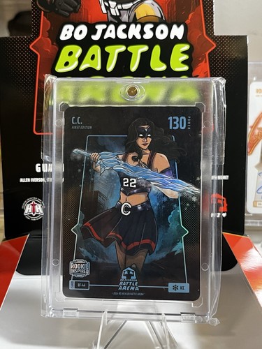 Bo Jackson Battle Arena Battlefoil Ice C.C. #44 Caitlin Clark Bf rookie