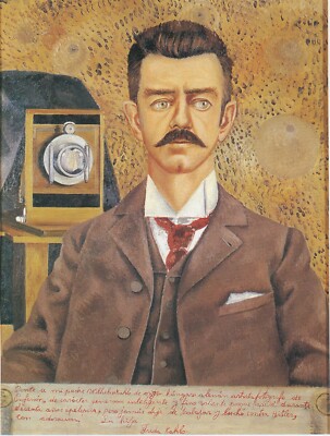 Frida Kahlo - PORTRAIT OF DON GUILLERMO KAHLO 1951   -  CANVAS or PRINT WALL ART
