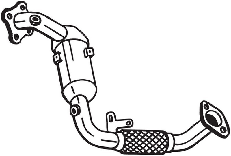 125 CV CATALIZZATORE PER FORD Focus III -- 1.0 EcoBoost KW 92 CV 125