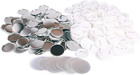 Creworks 100 Sets 2.25 Inch/58Mm Blank Button Badge for Button Making Machine, B