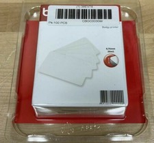 Badgy CBGC0030W 30 Mil Thick PVC Cards Qty 100 PACK