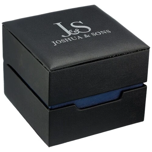 Joshua & Sons JS-52-BU Orologio Da Uomo Multifunzionale Swiss Quartz Dual-Time - Immagine 3 di 3