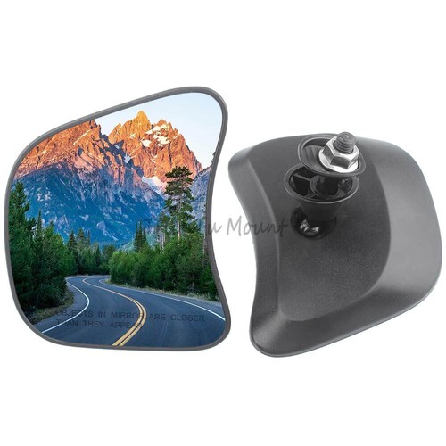 Black Fairing Mount Side Rear Mirrors Fits For Harley Street Glide FLHX/I 2024 - Picture 6 of 21