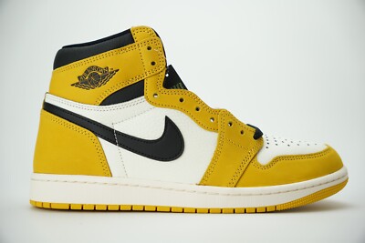Air Jordan 1 High Retro OG DZ5485-701 Gelb schwarz Sneaker Herren Gr. wählbar