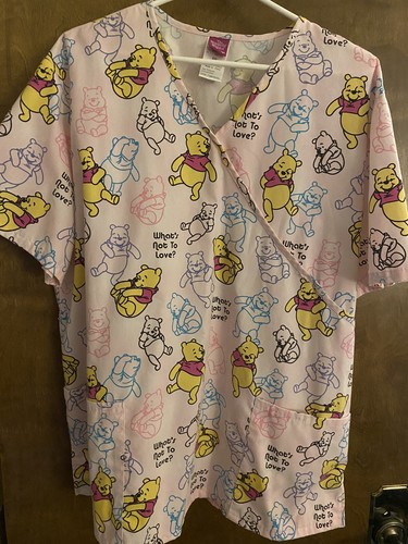 Disney Winnie The Pooh Scrub Top Large What’s Not To Love