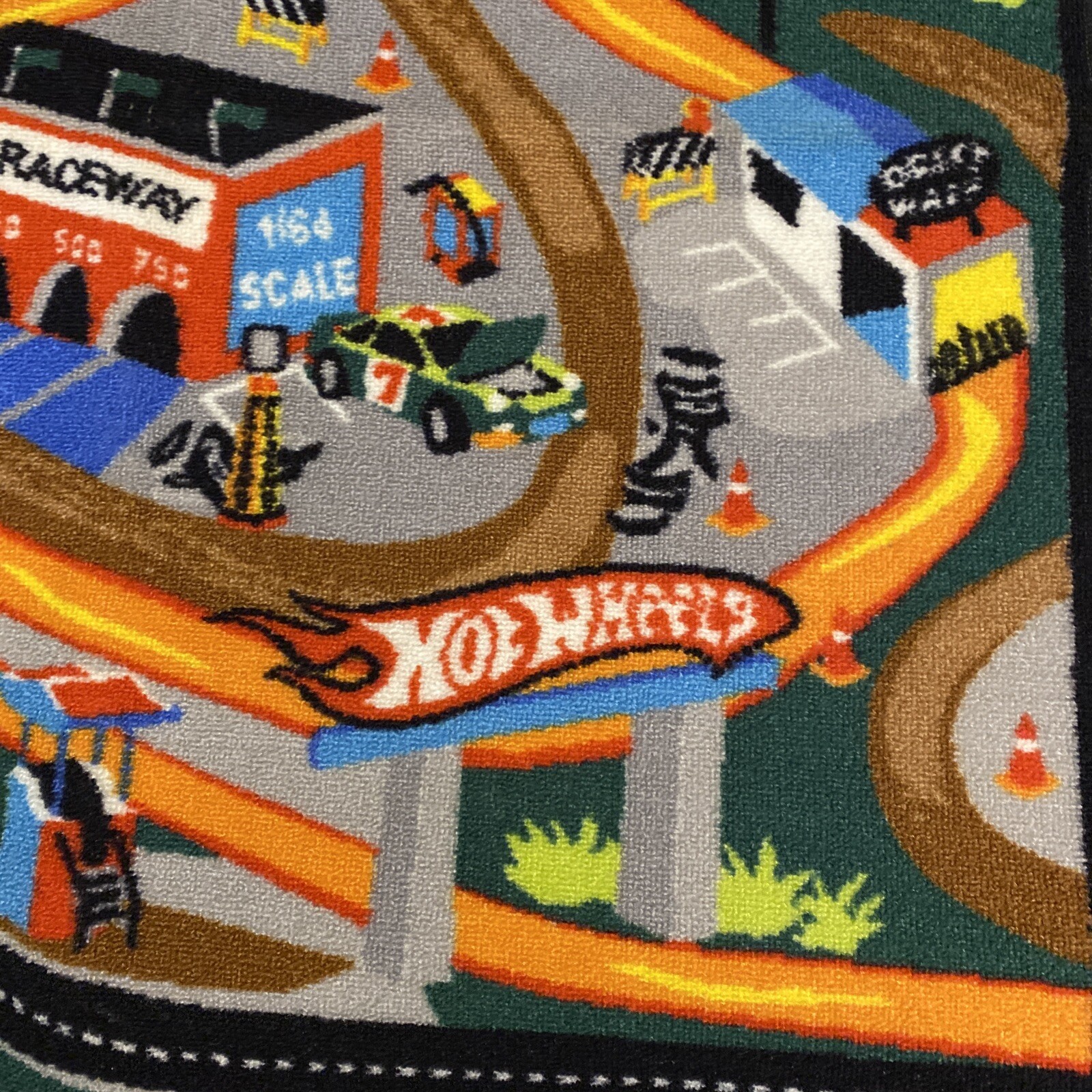 2010 Mattel Hot Wheels Playmat Carpet Square 39” RaceWay Race Track Drift Track eBay