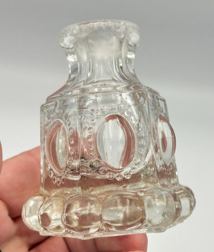 Botella de vidrio transparente en forma de campana de 7" con tapa de tapón de vidrio - Imagen 11 de 16